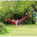 Hängemattenstuhl tragbare Baumwoll -Leinwand Outdoor Swing Hängematte